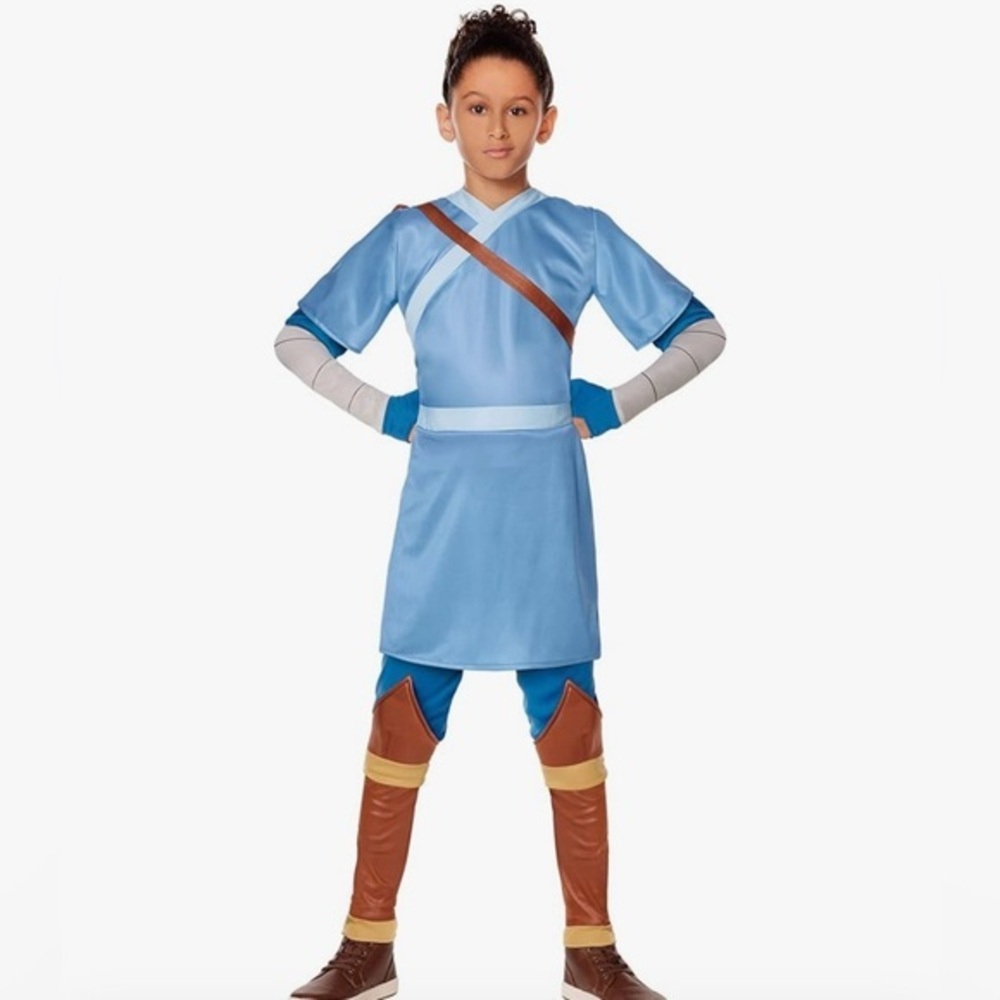 Nickelodeon Avatar Sokka Kids Costume - Light Blue and Brown